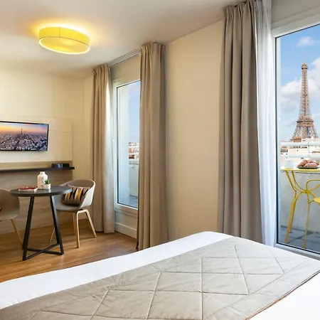 Lägenhetshotell Citadines Tour Eiffel Paris